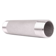 1" Diameter Schedule 80, S.S. Seamless Barrel Nipple