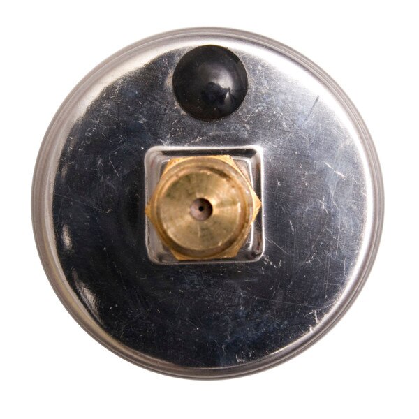 2" Liquid Filled Pressure Gauges - Stainless Steel Case, Brass, 1/4", Center Back Mount Connection