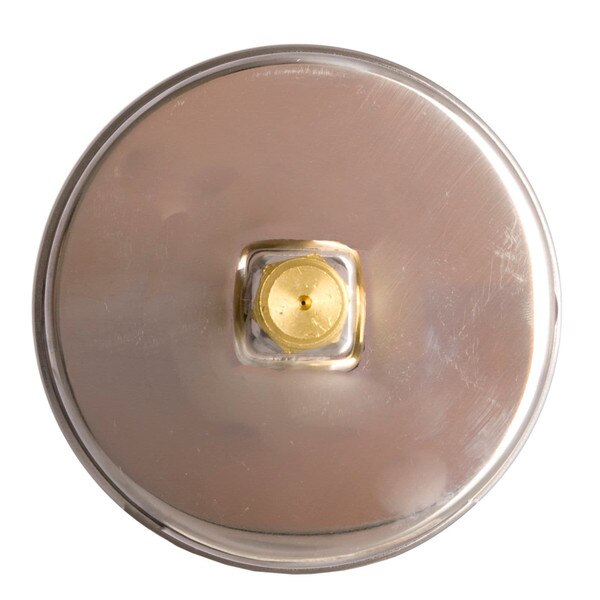 4" Oil Filled Pressure Gauge - Stainless Steel Case, Brass, 1/4" NPT, Center Back Mount Connection