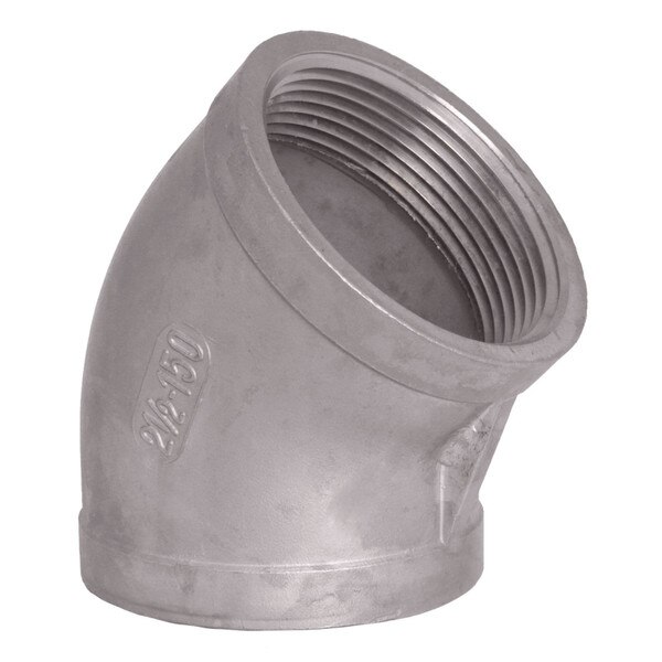 45-Degree Elbow Stainless Steel (304)