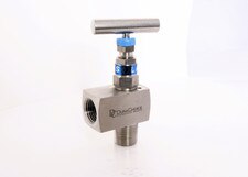 Angle Stainless Steel (316) Needle Valve - O-ring Seal FxM NPT, 10,000 PSI