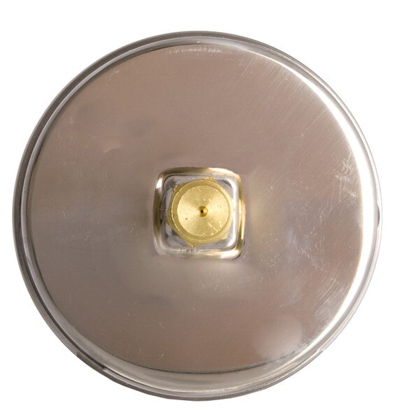 4" Face Vacuum Gauge Oil-Filled Center Back Mount