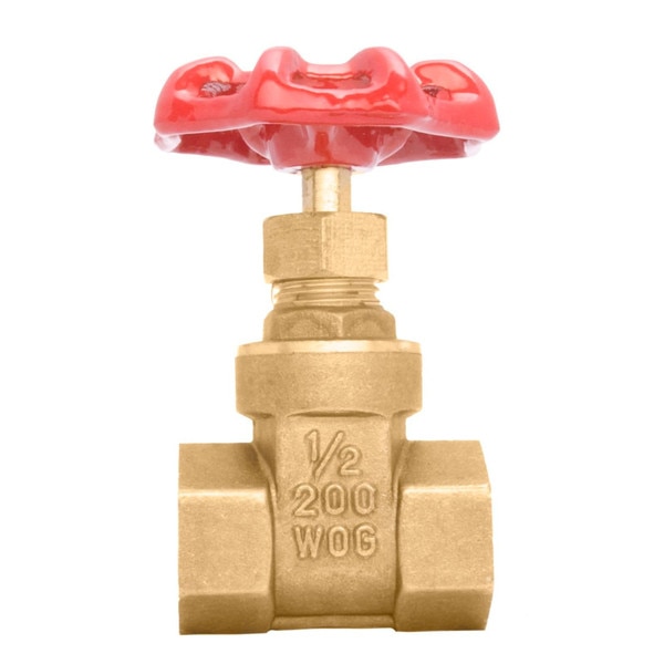 Brass Gate Valve - 200 WOG, FxF NPT