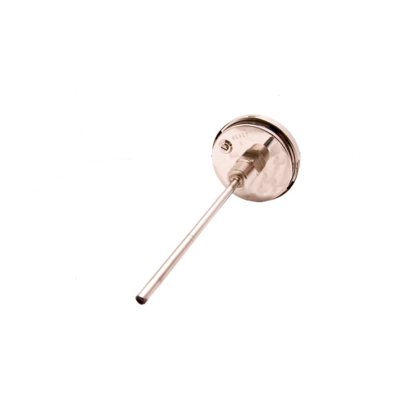 Industrial Bimetal Thermometer 3" Face - Stainless Steel Case w/Calibration Dial