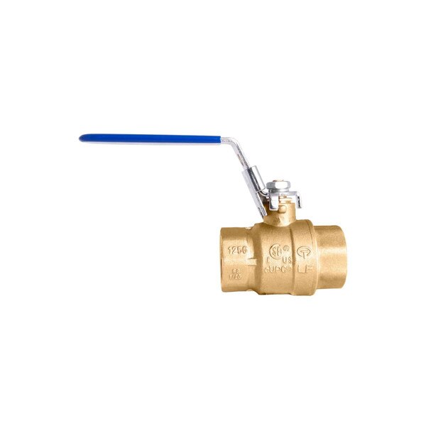 Lead-Free Brass Ball Valve Full Port w/ Locking Handle, UL FM CSA