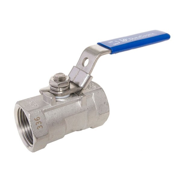 Standard Port Stainless Steel Ball Valve - SS304, 1000 psi