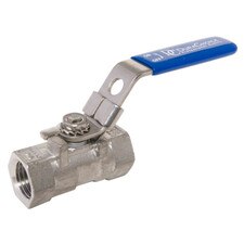 Stainless Steel (316) Ball Valve - 1pc Standard Port, 1,000WOG