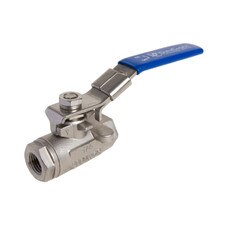 Stainless Steel (316) Ball Valve - 2pc Heavy Duty, 2,000WOG