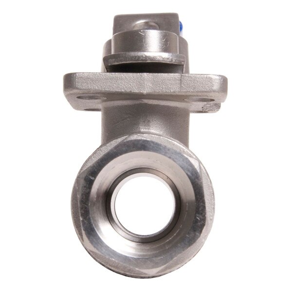 Stainless Steel (316) Ball Valve - 2pc With Mounting Pad, 1000PSI