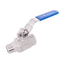 Stainless Steel (316) Ball Valve - 2pc Full Port, 1000WOG, Male x Female