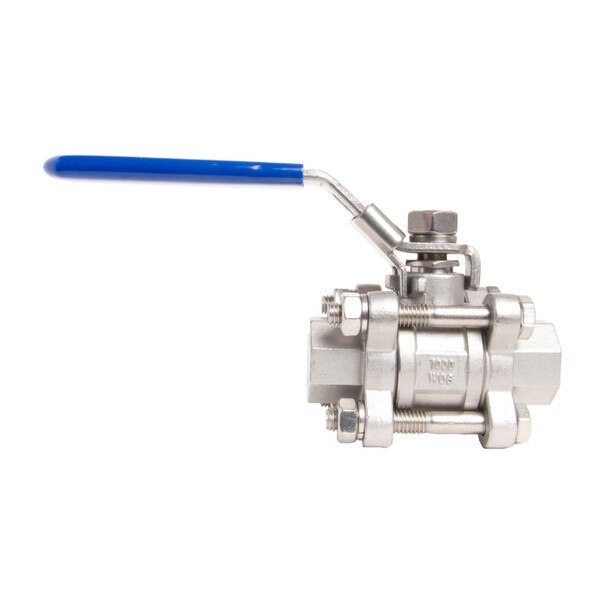 Stainless Steel (316) Ball Valve - 3pc Full Port, 1000WOG