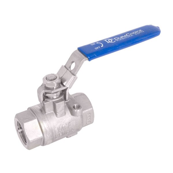 2,000 PSI Stainless Steel (316) Ball Valve, Full Port, Seal Welded for High Pressure, NACE