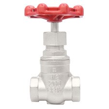Stainless Steel (316) Gate Valve - 200 WOG, FxF NPT