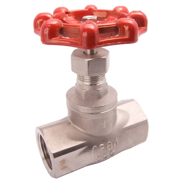 Stainless Steel (316) Globe Valve - 200 WOG, FxF NPT