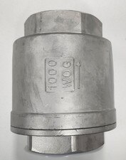 Stainless Steel 316 In-Line Spring Check Valve - 1,000 WOG