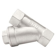 Stainless Steel (316) Y-Spring Check Valve, 800 PSI