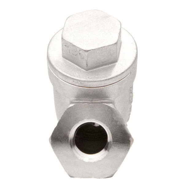 Stainless Steel (316) Y-Spring Check Valve, 800 PSI