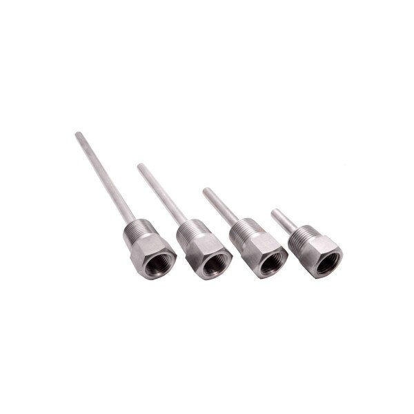 Thermowell - SS 304, F-1/2" X M-3/4" NPT